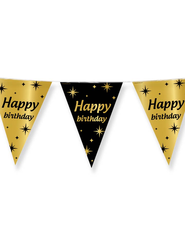 Classy Party flags - Happy birthday for wholesale by PD Party