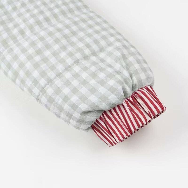 safistyle - Wholesale Jacket - Women's - Gingham Jacket with Heart Patch Details7