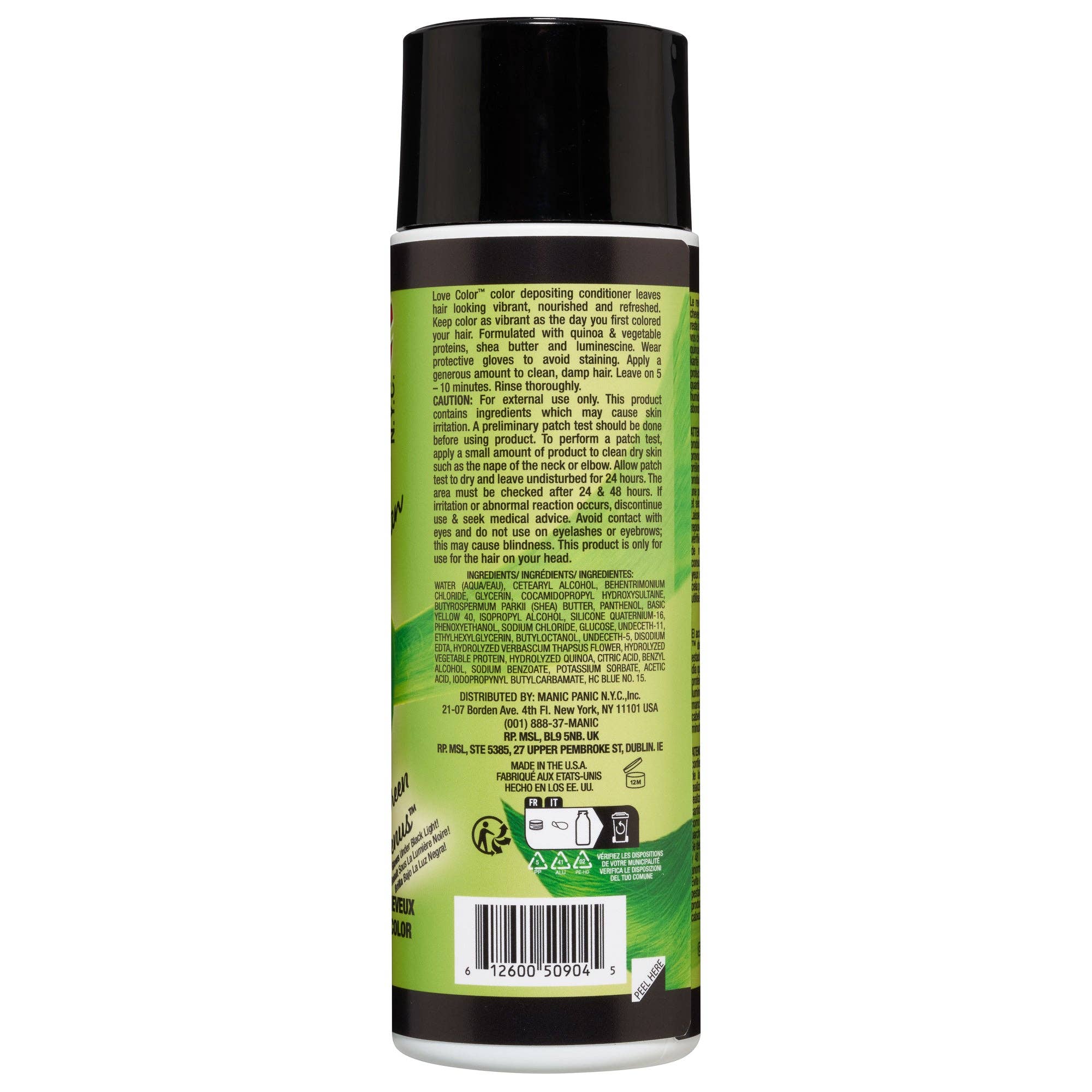 Manic Panic - Wholesale Hair Dye - Love Color™ Green Venus™ Color Depositing Conditioner2