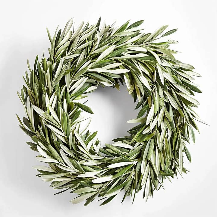 Self-Care Shower - Wholesale Wreath - Olive Wreath Real Fresh Live Leaves1