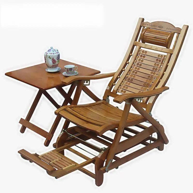everythingbamboo - Wholesale Rocking Chair - Bamboo Adjustable Rocking Chair With Foot Massager Relaxing Indoor Outdoor4