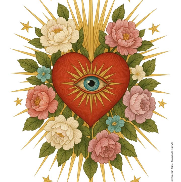 ATELIER SINCLAIR - Wholesale Art Print - THE EYE OF THE HEART