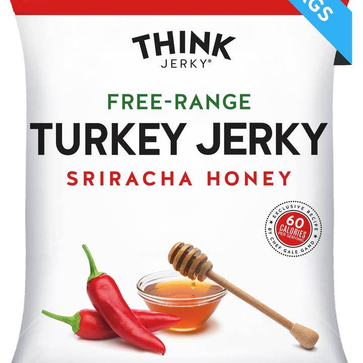 Think Jerky - Wholesale Jerky - Sriracha Honey Free-Range Turkey Jerky, 2.2oz2