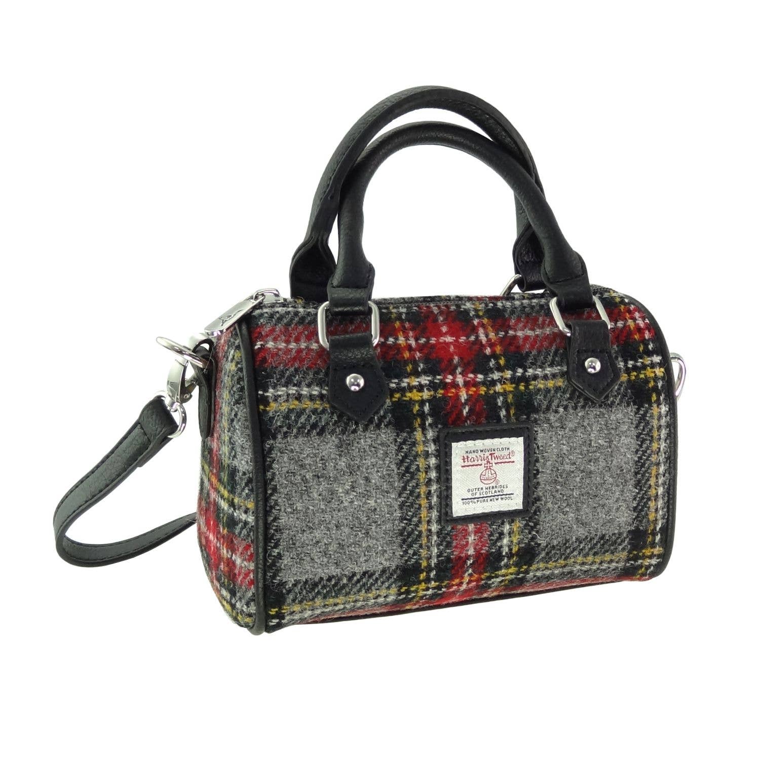 Glen Appin Of Scotland - Wholesale Top Handle Bag - Women's - LB1203 Harris Tweed 'Kilbride' Mini Bowling Bag9