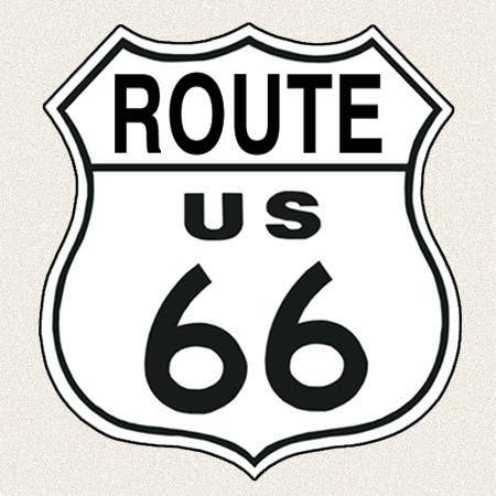 RT. 66 SHIELD Tin Sign for wholesale by Desperate Enterprises