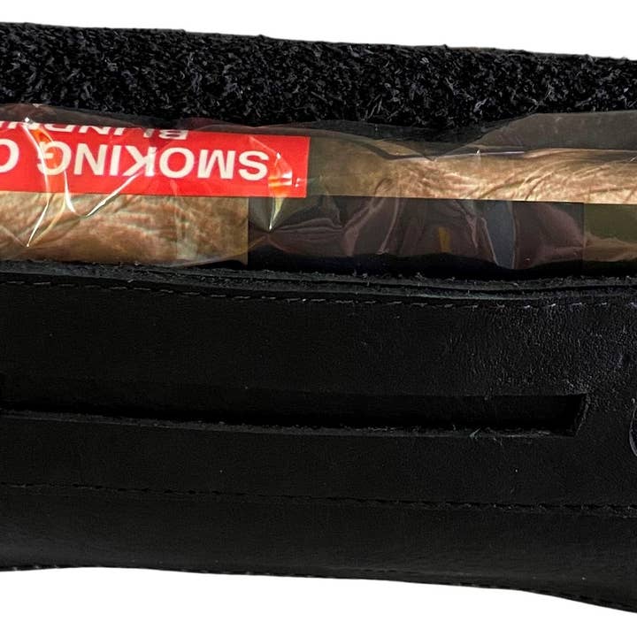 hide & chic - Wholesale Pouch – Women’s - Quality Full Grain Cow Hide Leather Tobacco Pouch. Black. Style: 11045. 50 gram.3