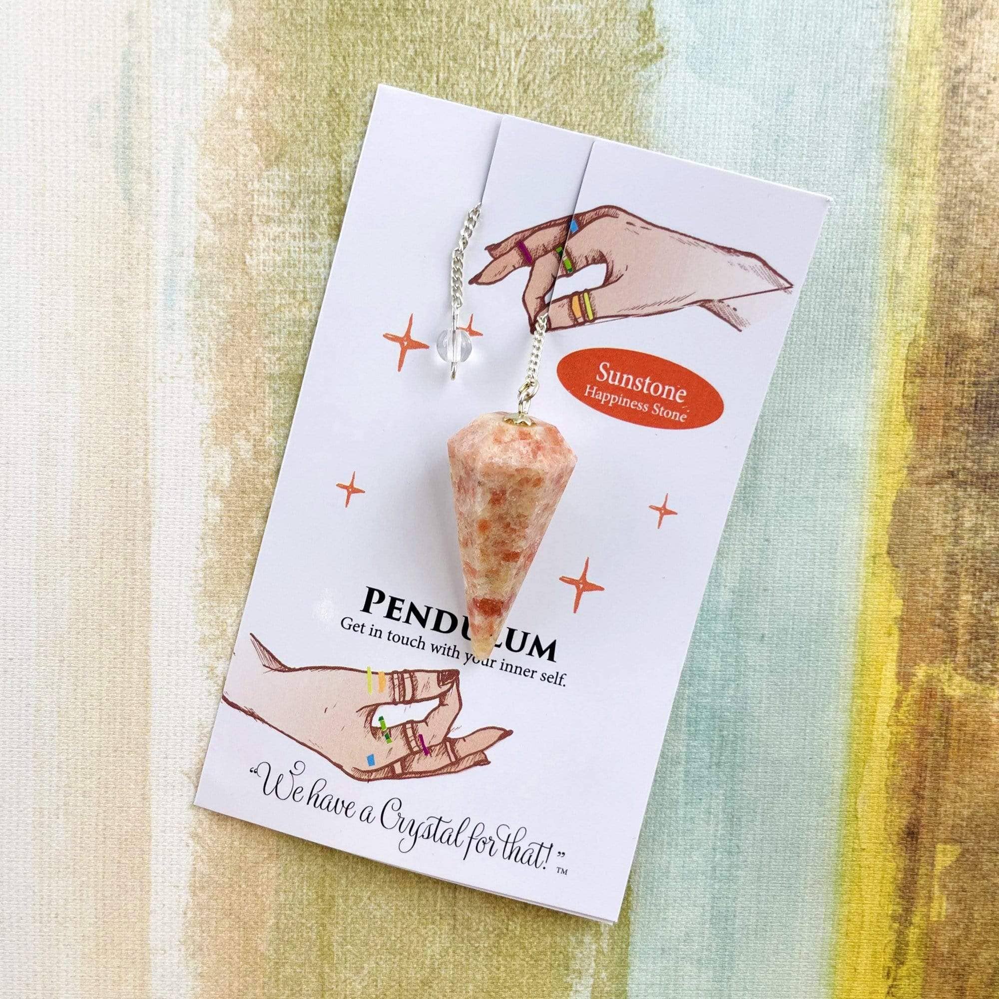 Rock Paradise - Vente Pierre et cristal de spiritualité - Pendule en pierre de cristal à 7 pierres sur chaîne – Guérison spirituelle5