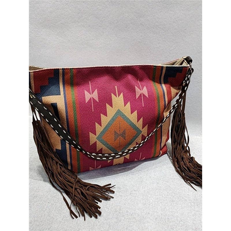 ShieldChic - Wholesale Shoulder Bag - Women's - Ethnic Pattern Tassel Shoulder Bag9