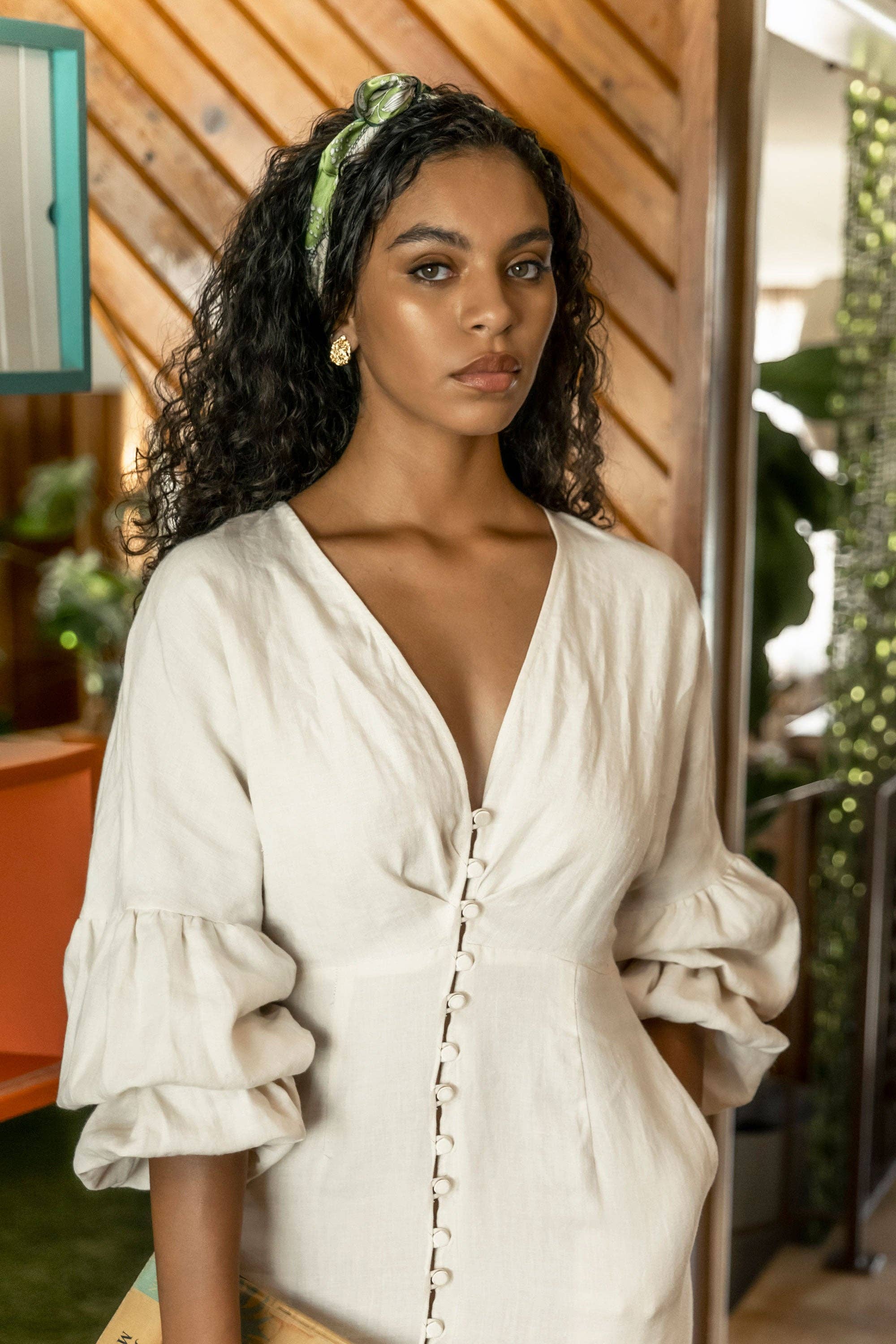 OCHIE - Wholesale Dress - Women's - San Souci Dress Linen0