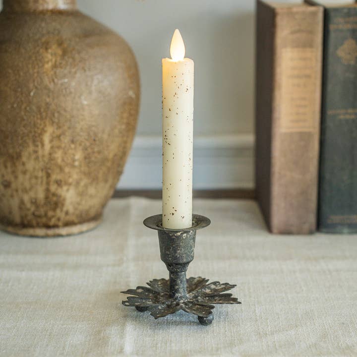 Ragon House – Großhandel Kerzenhalter – Rustikaler Blatttafelkerzenhalter, 2,75"0