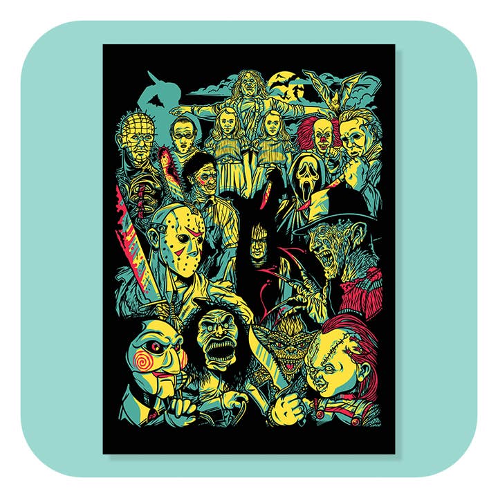 Fatal Reunion A3 Poster for wholesale by Gilles Bone Illustrations