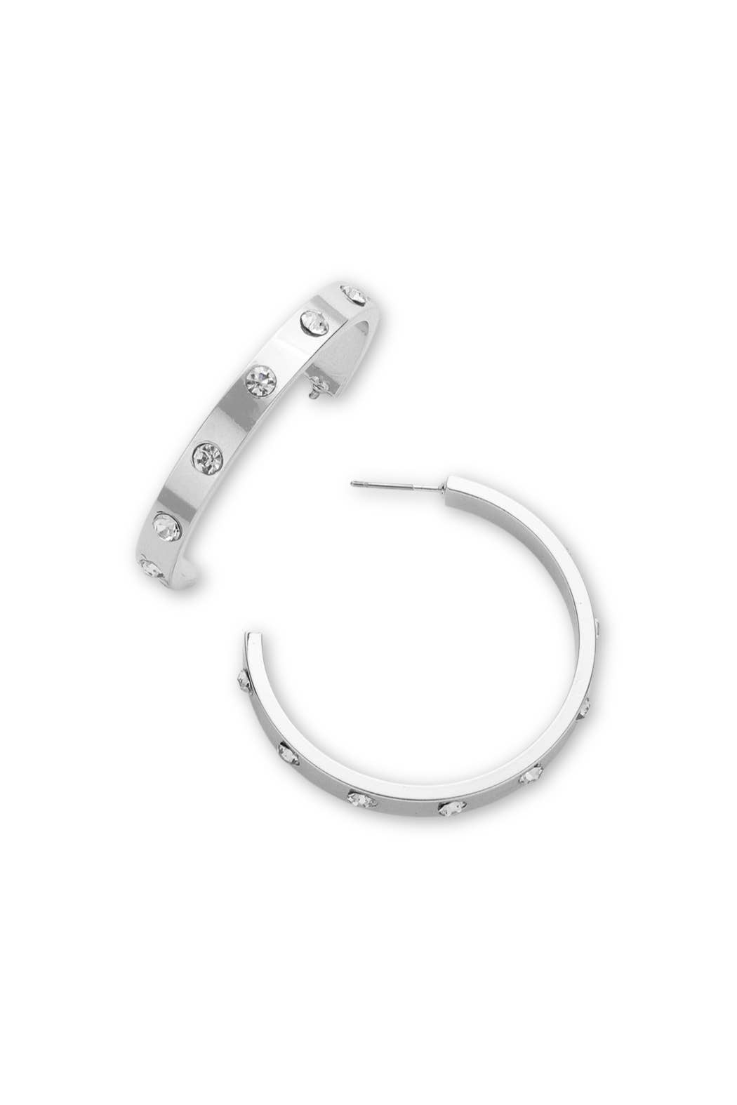 Embellish Your Life - Wholesale Hoop Earrings - Crystal Love Hoop Earrings1