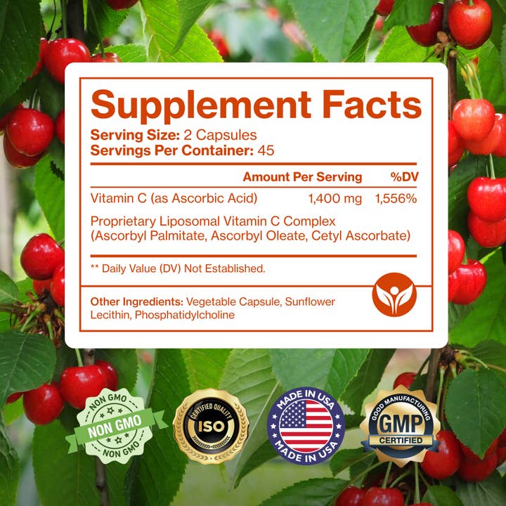 Pure Micronutrients - Wholesale Oral Supplement/Vitamin - Pure Liposomal C5
