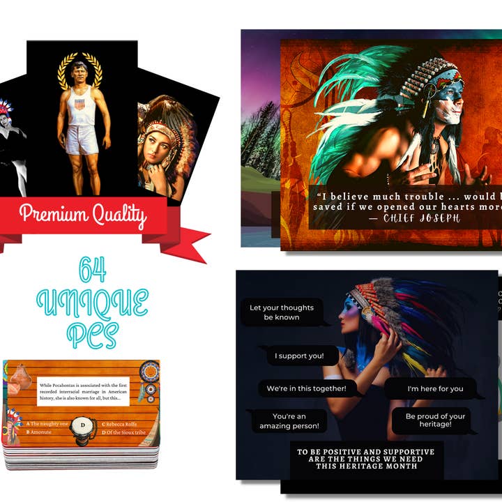 64-Pcs Native American Heritage Educational Bundle for wholesale by Heritage Owl