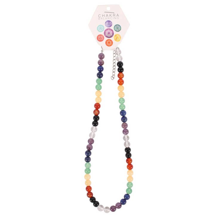 Chakra Crystal Ball halsketting voor wholesale door Something Different Wholesale