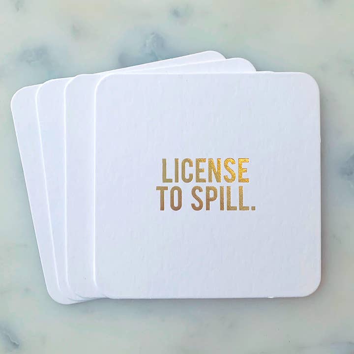 License to Spill Coasters for wholesale by SippingTHIS