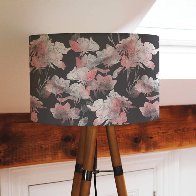 flowers and leaves of wild rose (Ceiling & Lamp Shade) for wholesale by Benjamin Tate Design