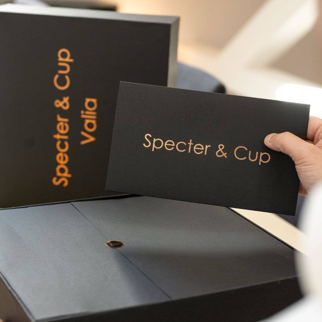 Specter & Cup - Wholesale Cocktail/Liquor Glass - Valia copper mug set — 4x cocktail cups + accessory set5