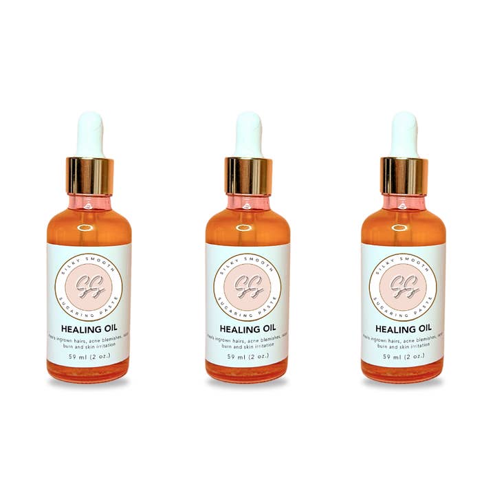 Heilöl (3 Flaschen) für den Großhandel von Silky Smooth Sugaring