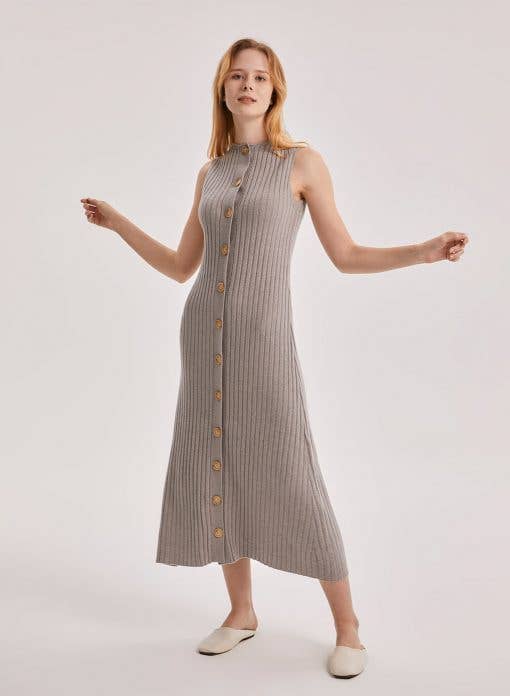 NAP – wholesale Dress – Women's – Button Down Bodycon Dress3