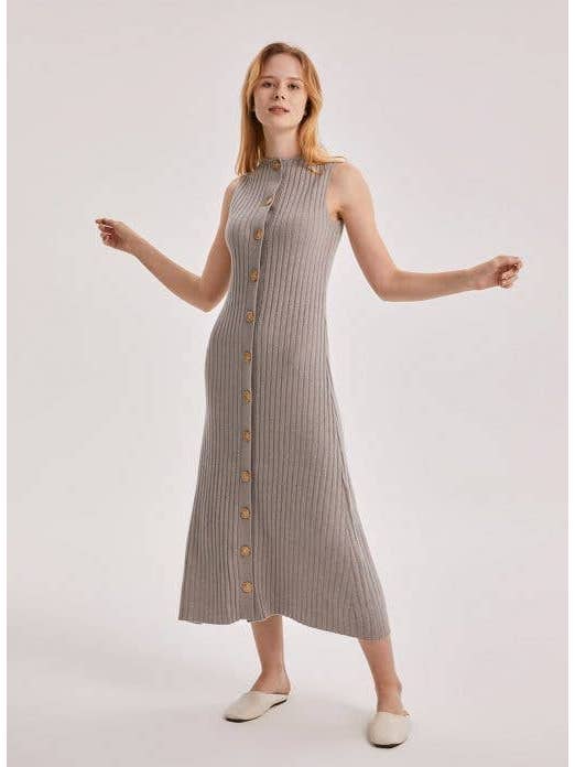 NAP – wholesale Dress – Women's – Button Down Bodycon Dress3