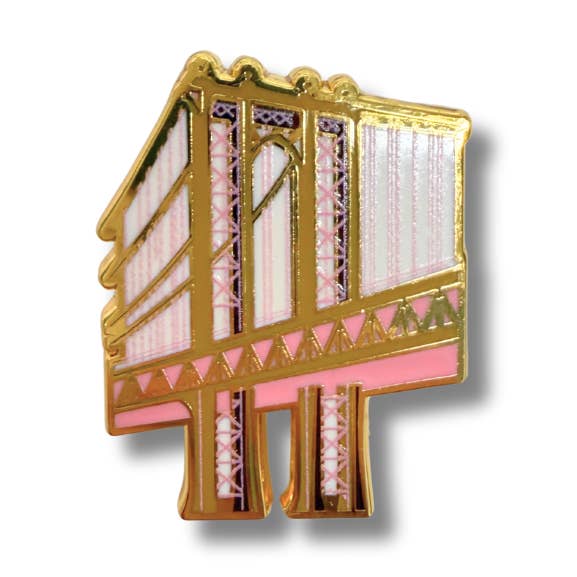 Épingle en Émail Brooklyn | Designs NYC | Souvenirs de New York pour la vente par Fusion Artsy