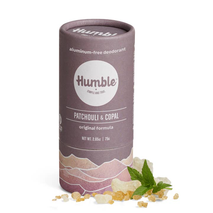 Humble Brands, Inc. - Wholesale Deodorant - Unisex - Patchouli & Copal Original Plastic Free Deodorant