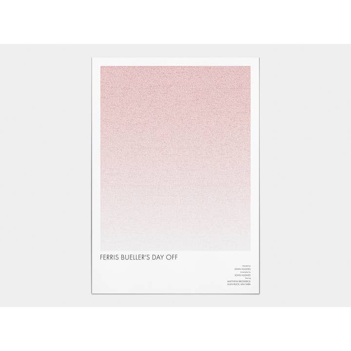 Ferris Bueller's Day Off Movie Poster for wholesale by Fade Out Prints