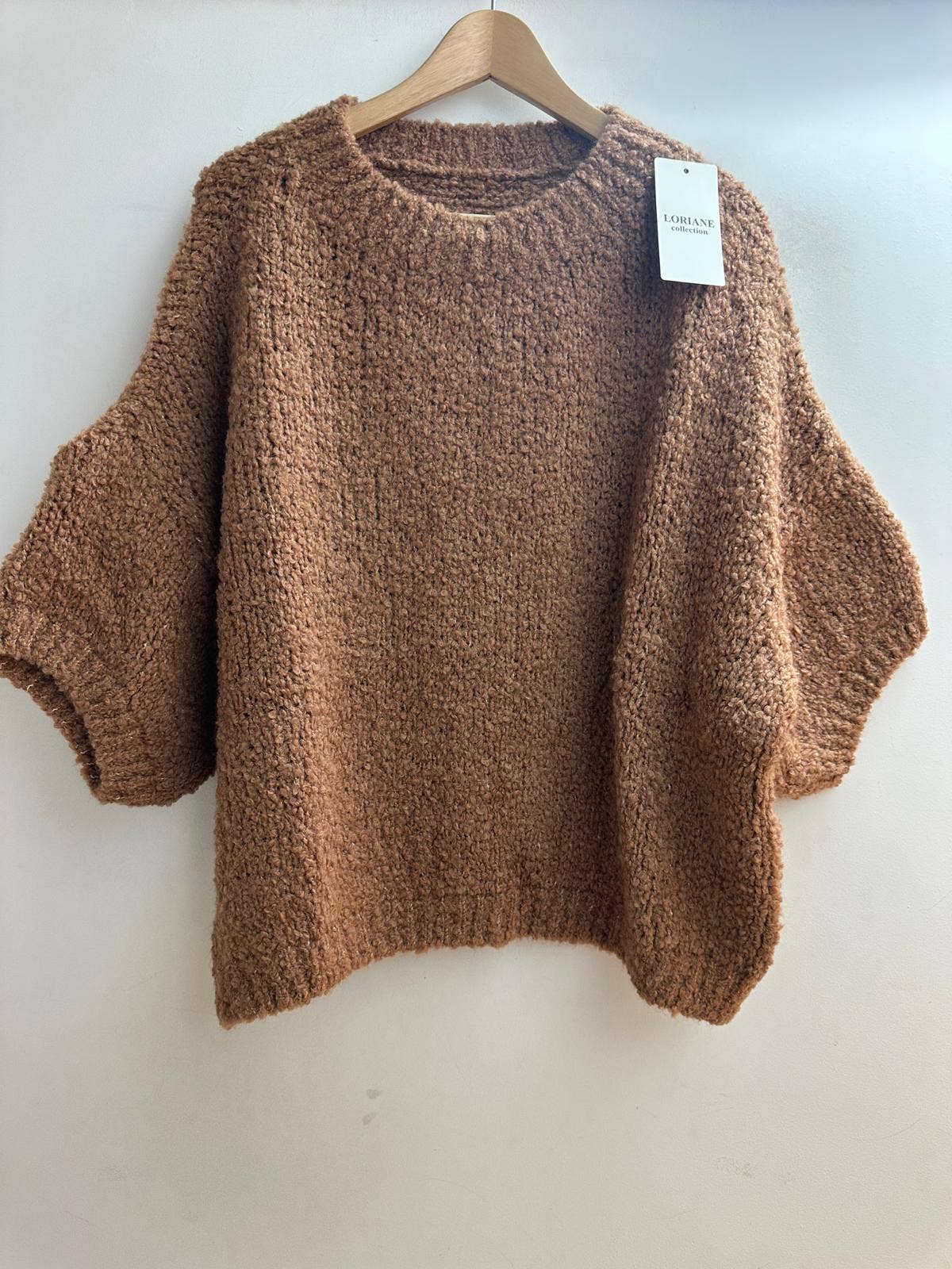 LORIANE - Venta al por mayor Jersey de punto - Mujer - P0170 Jersey grande de lana de alpaca3