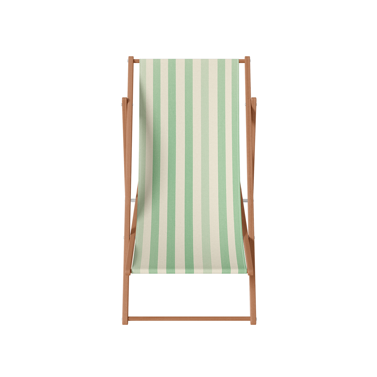 Coast and Valley – wholesale Outdoor chair – Striped-pattern deck chair made of wood and polyester5