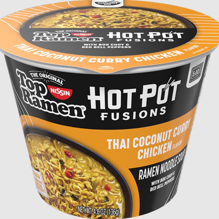 iSweet.ca - Wholesale Ramen - Nissin Cup Noodles-Thai Coconut Chicken Curry 4.8 oz x60