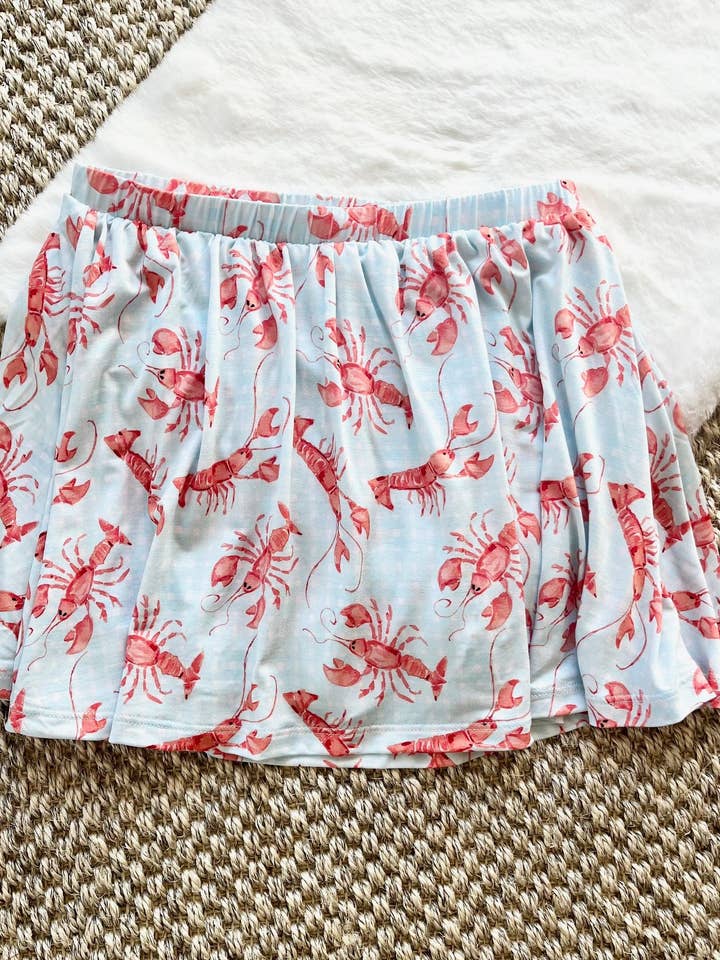 Crawfish Skort for wholesale by Sweet Bay Clothing