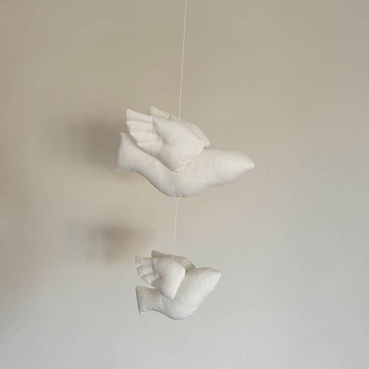 Edie & Joe - Wholesale Baby Mobile - Linen Bird Hanging Decor7