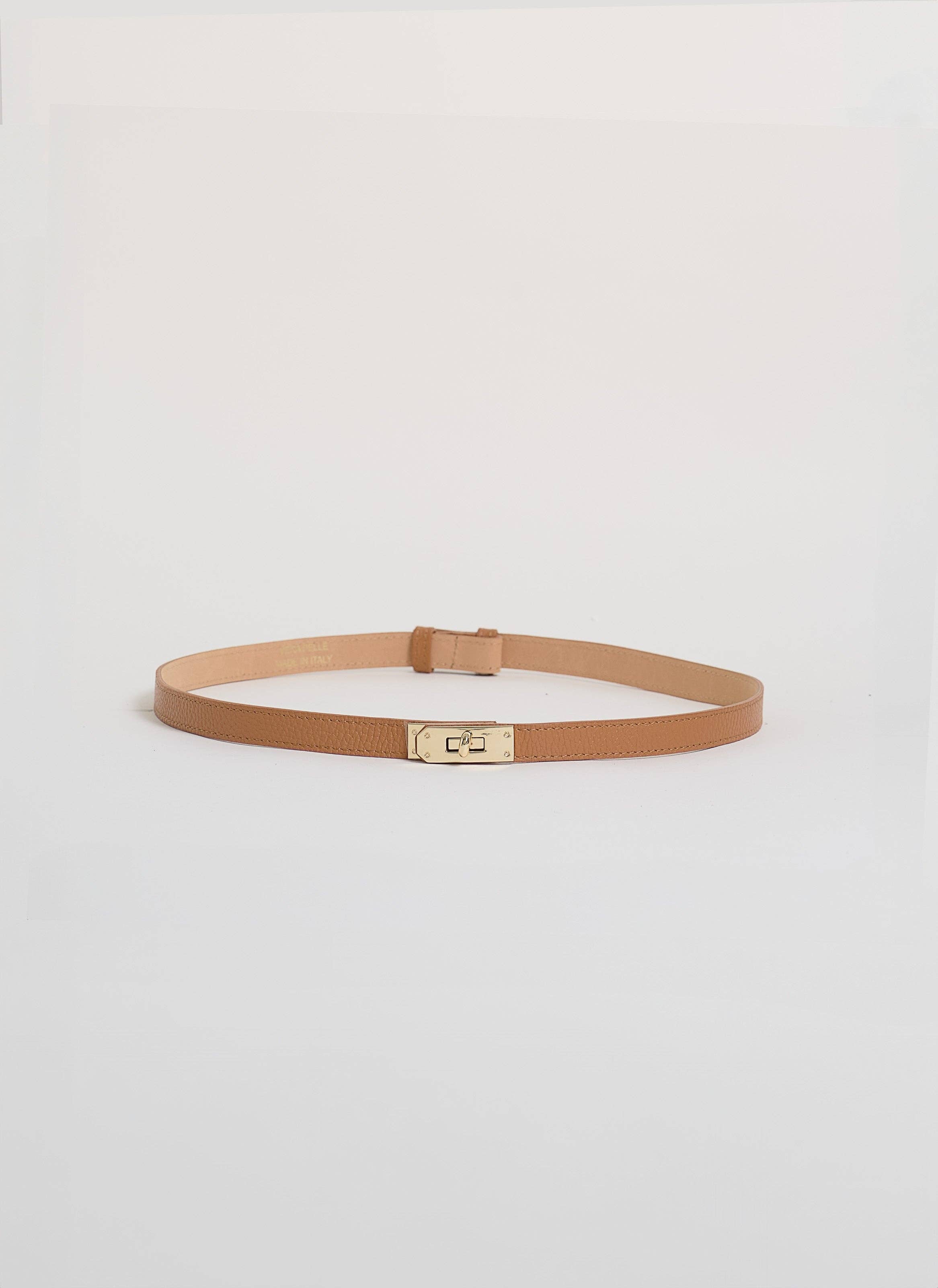 Prestige Milano - Wholesale Belt - Women's - Cintura Baronne in Pelle Tan
