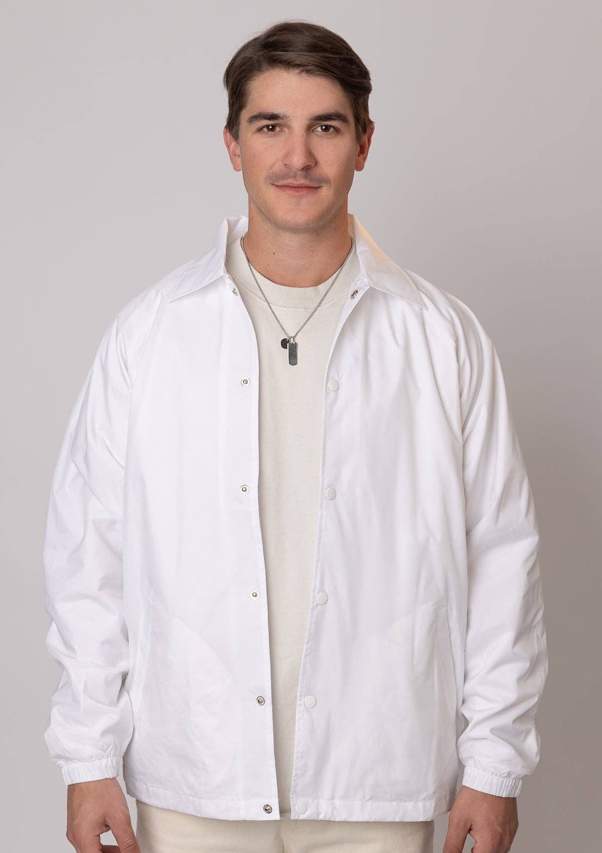 Vos Sports Inc. - Wholesale Jacket - Unisex - 3203 100% Taffeta Nylon Water Resistant Coach Jacket7