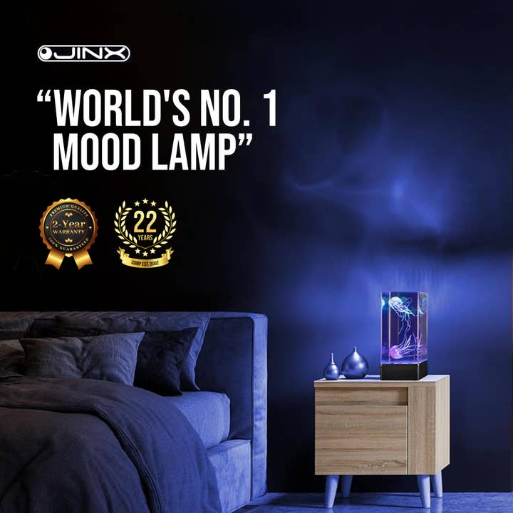 JINX LUMINOUS JELLYFISH - Wholesale Night Light - Jinx Luminous Jellyfish Mood Lamp51