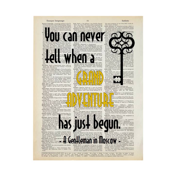 You can never tell | Dictionary Print | Vintage Book Art for wholesale by Bookish Birds