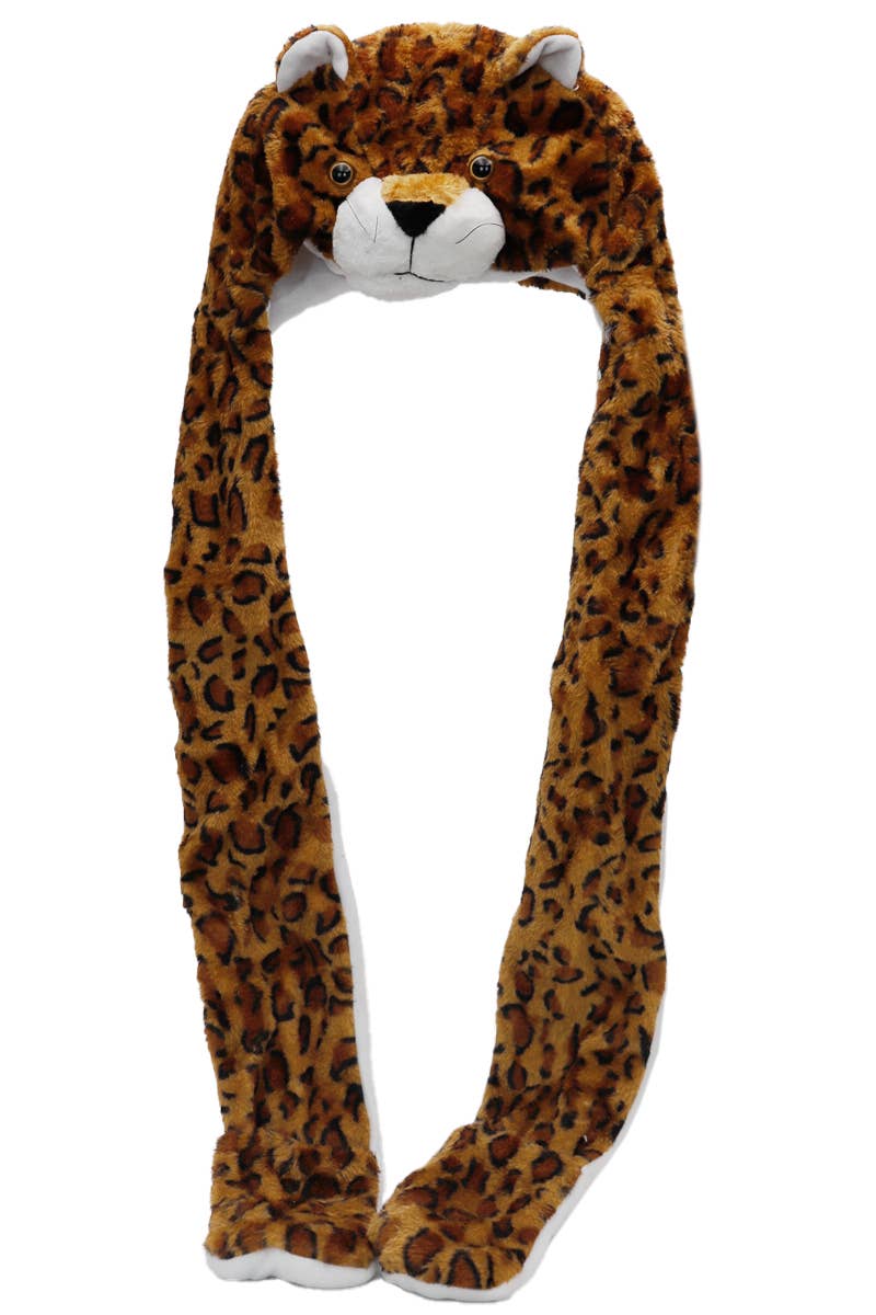 ASSORTED Animal Pals Fuzzy Plush Hat With Long Ear Flaps for wholesale on Faire15