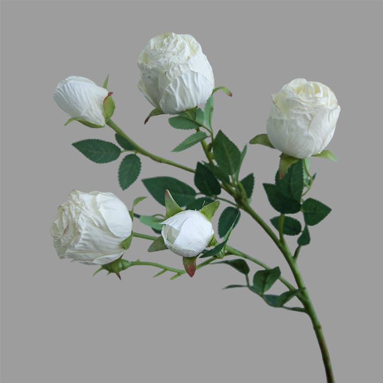 ACNITE(We cover U.S. import duties) - Wholesale Artificial Flowers - 25.6" Artificial rose flower,dried looking rose,faux flowers3