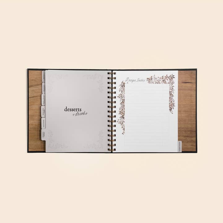 Paige Tate & Co. - Wholesale Cookbooks & Food - Around Our Table: Blank Recipe Book with Recipe Cards 5