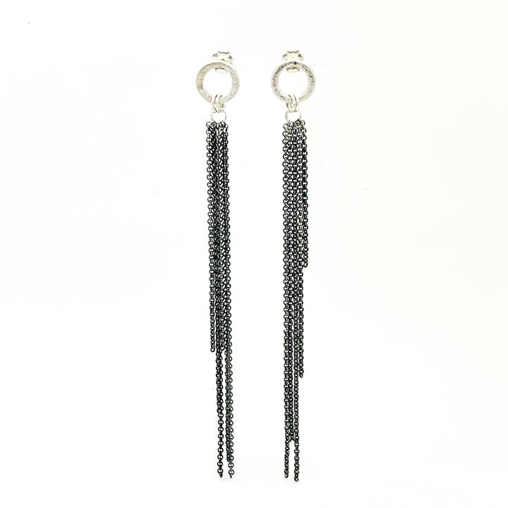 Brinco de franja por atacado de Sasha Walsh Designs