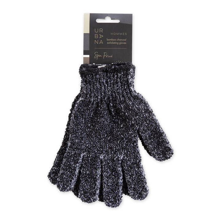 European Soaps - Wholesale Exfoliating Gloves/Mitts - Charcoal Exfoliating Gloves1