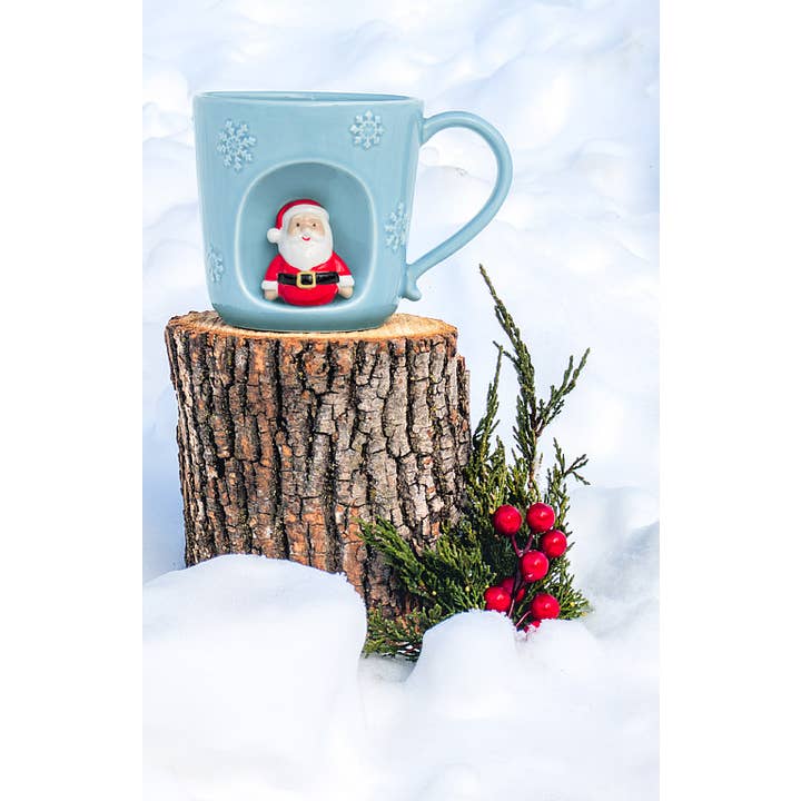 Abbott - Wholesale Coffee Mug - Snowflake Mug with Holiday Characters5