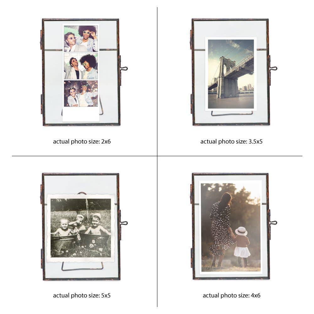 Isaac Jacobs International - Wholesale Picture Frame - Isaac Jacobs Metal Floating Picture Frame w/ Locket Closure15