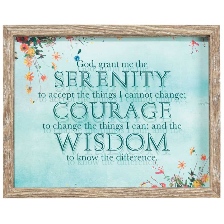 Dicksons - Vente Pancarte - Art mural encadré Serenity Prayer1