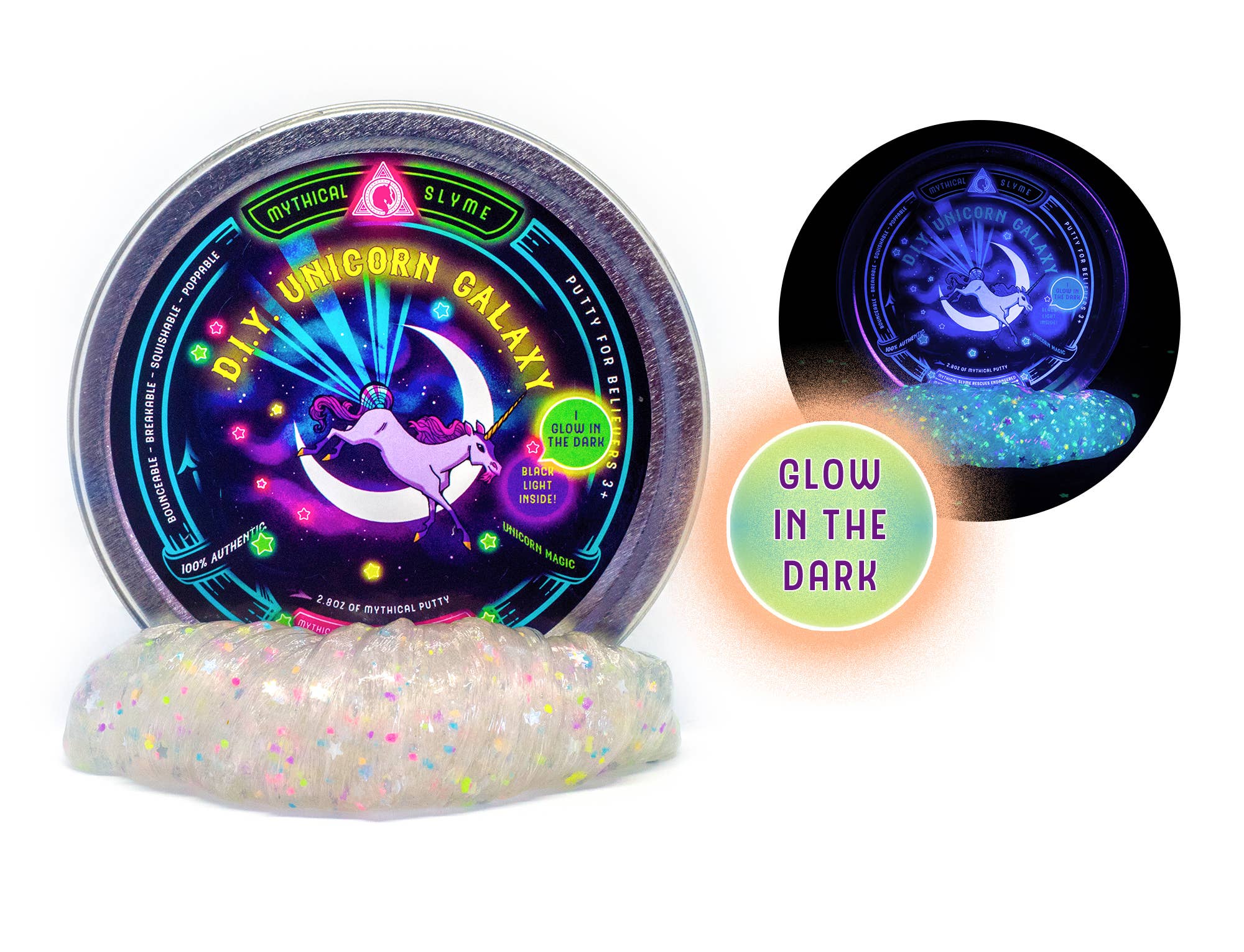 Mythical Slyme - Wholesale Putty/Slime - Kids - Unicorn Galaxy (2.8oz)4