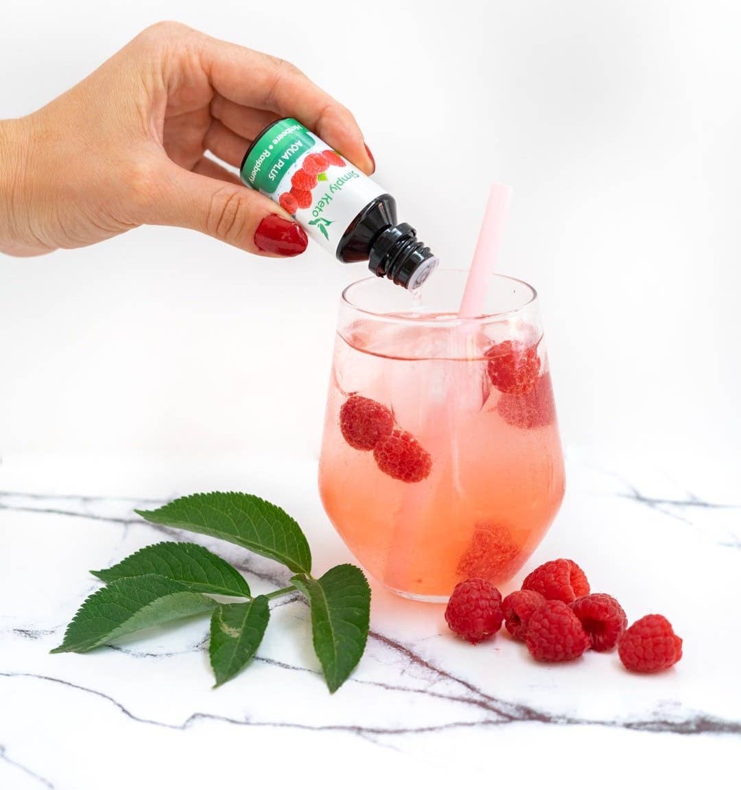 Simply Keto - Wholesale DIY Drink Kit - Aqua plus raspberry2