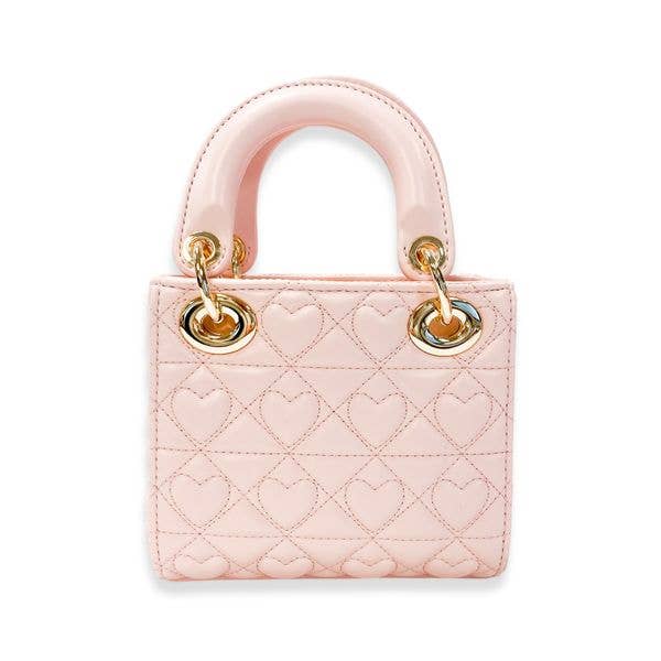 Doe a Dear - Wholesale Crossbody Bag - Kids - B1381 Heart-Quilted Bag (5 Colors)1