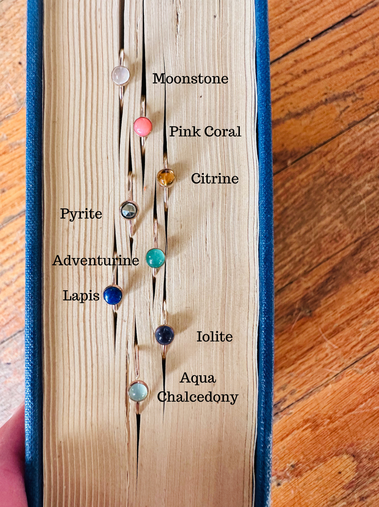 Notions of Lovely - Wholesale Multi-Stone Ring - Skinny Mini Jeweled Stacker Rings - 14k Gold Fill1