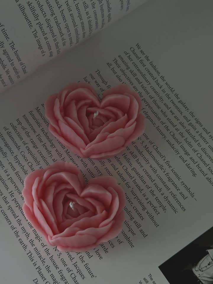 Rosenherzkerze für den Großhandel von Lumistel